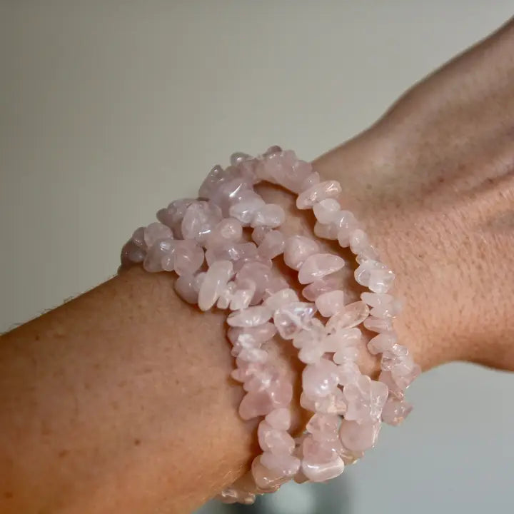 Bracelet quartz rose