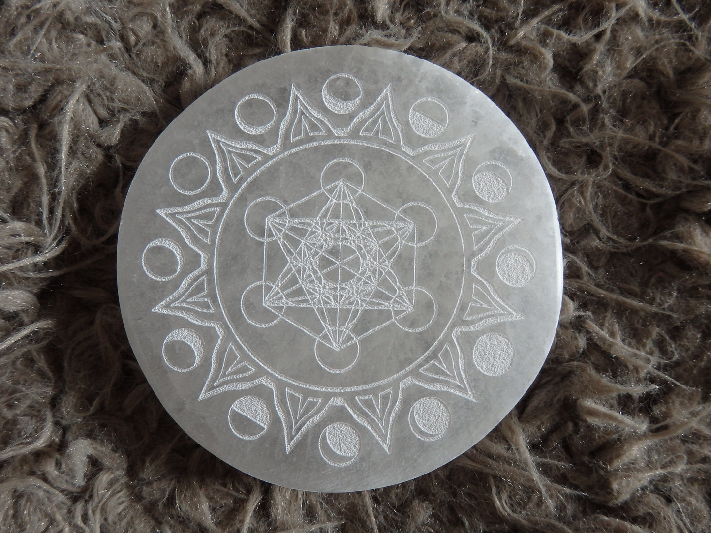 Plaque sélénite métatron A+