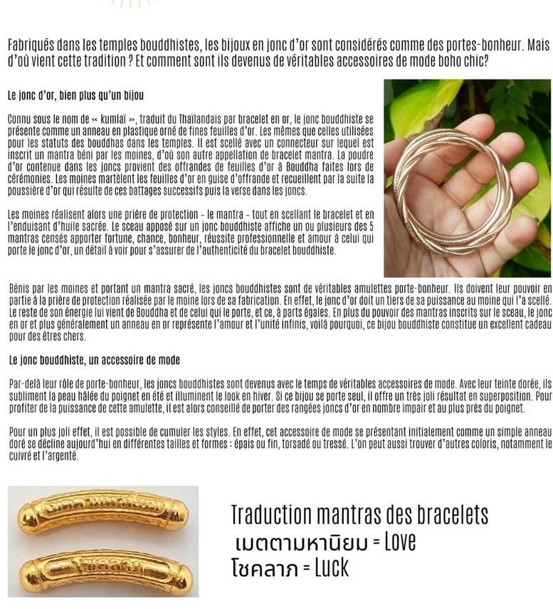 Bracelet Bouddhiste traditionnel